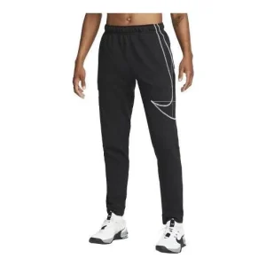 Nike Dri-FIT Fleece Tapered Running Pants 'Black' DQ6614-010