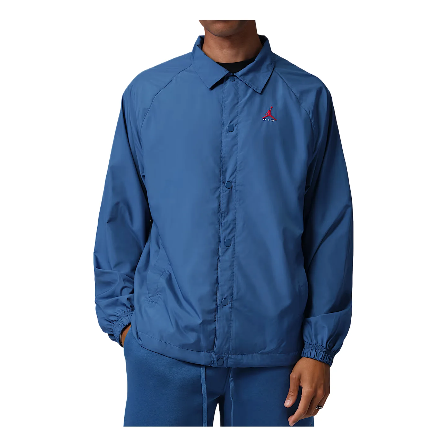 Jordan Brooklyn Coaches Jacket 'True Blue White' IO2341-485