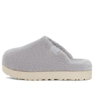 (WMNS) UGG Fluff Yeah Slide 'Metallic Grey' 1126386-MGR