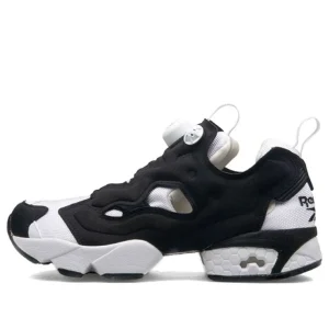 Reebok Instapump Fury OG Hollow Out Splicing Shoes/Sneakers Unisex Black White M48559