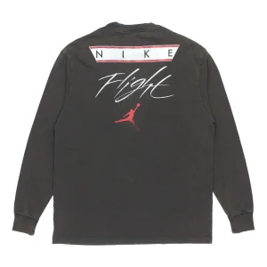 Air Jordan MENS Logo Print Crew-neck Sports Black DD0966-010