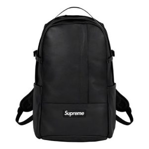 Supreme FW23 Leather Bag 'Black' SUP-FW23-0830