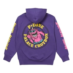 PALACE x M-Zone Crossover Small Devil Tri-Ferg Pattern Long Sleeves Purple P20HD045