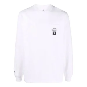 Converse x Josh Vides Long Sleeve Pocket Tee Asia Sizing 'White' 10023693-A01