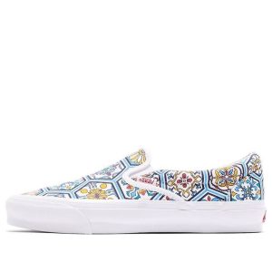 Vans KITH x Classic Slip-On 'Blue Moroccan Pattern' VN0A45JK2CM