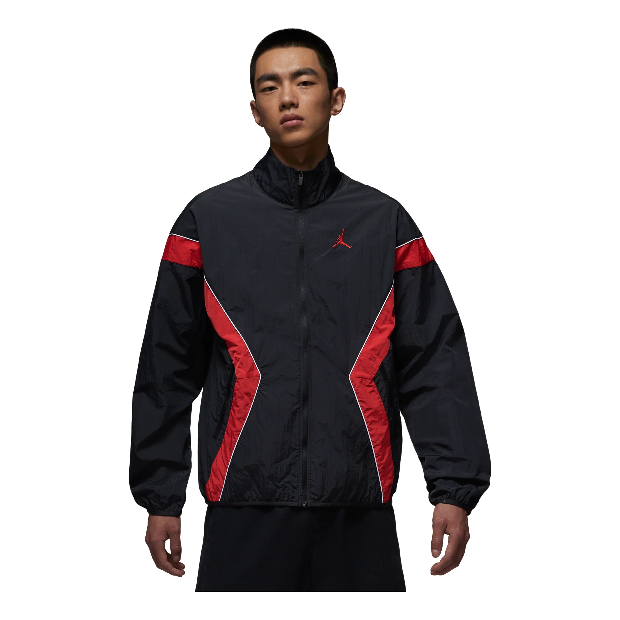 Air Jordan Brooklyn Draft Jacket 'Black Gym Red' IH2825-010