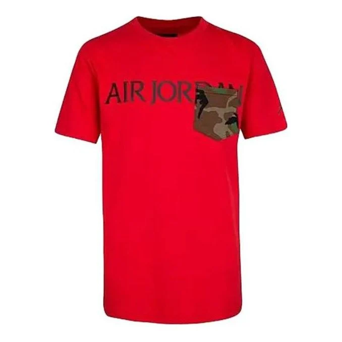 Air Jordan Classic Camo Pocket T-SHIRT 'Red' 95A076-R78