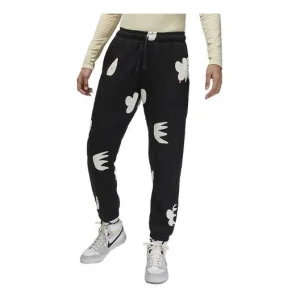 (WMNS) Air Jordan Artist Series By Mia Lee Sweatpants 'Black Sail' DV2008-010