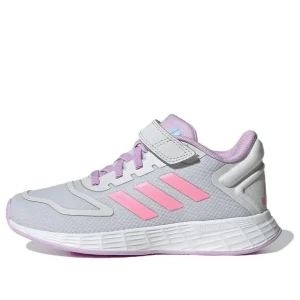 (PS) adidas Duramo 10 Elastic Lace 'Dash Grey Beam Pink' GV8923