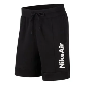 Men's Nike Air Fleece Colorblock Black Shorts CJ4833-010