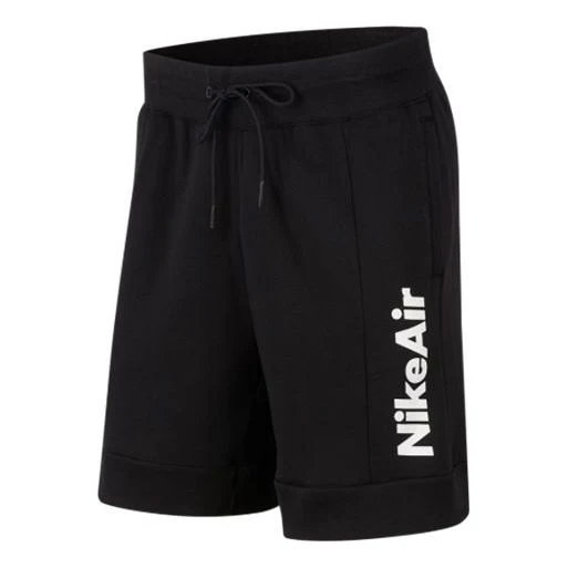Men's Nike Air Fleece Colorblock Black Shorts CJ4833-010