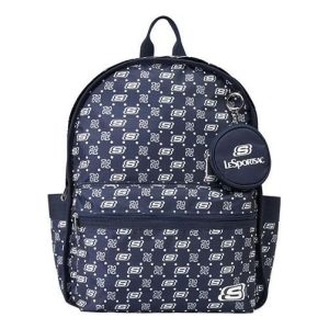 Skechers Casual Letter Printed Backpack 'Navy White' L422U180-0012