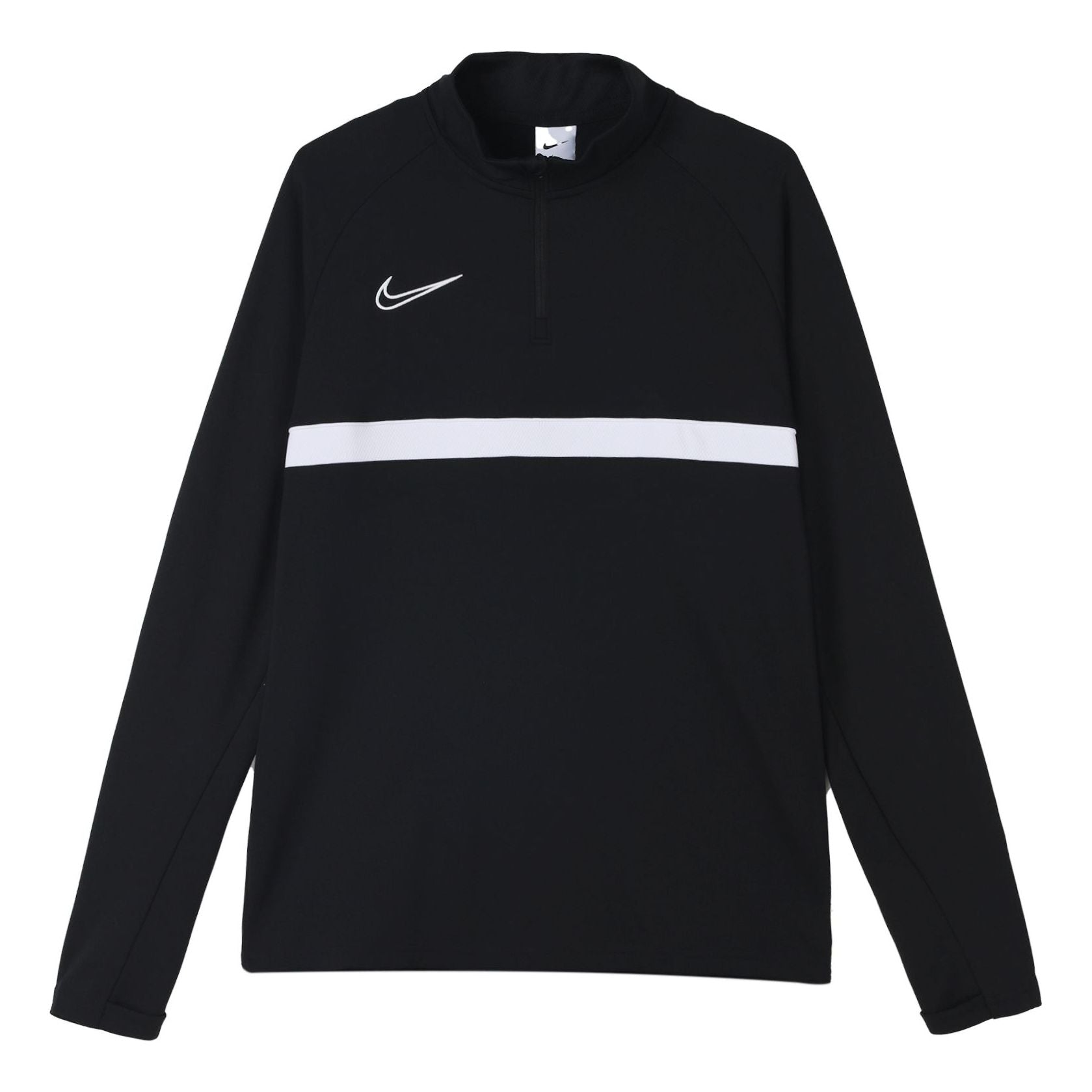 Nike Academy Half Zip Training Long Sleeves T-Shirt 'Black' CW6111-010