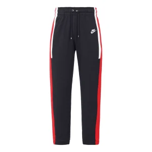 Men's Nike Retro Splicing Knit Sports Pants/Trousers/Joggers Black AQ2101-010