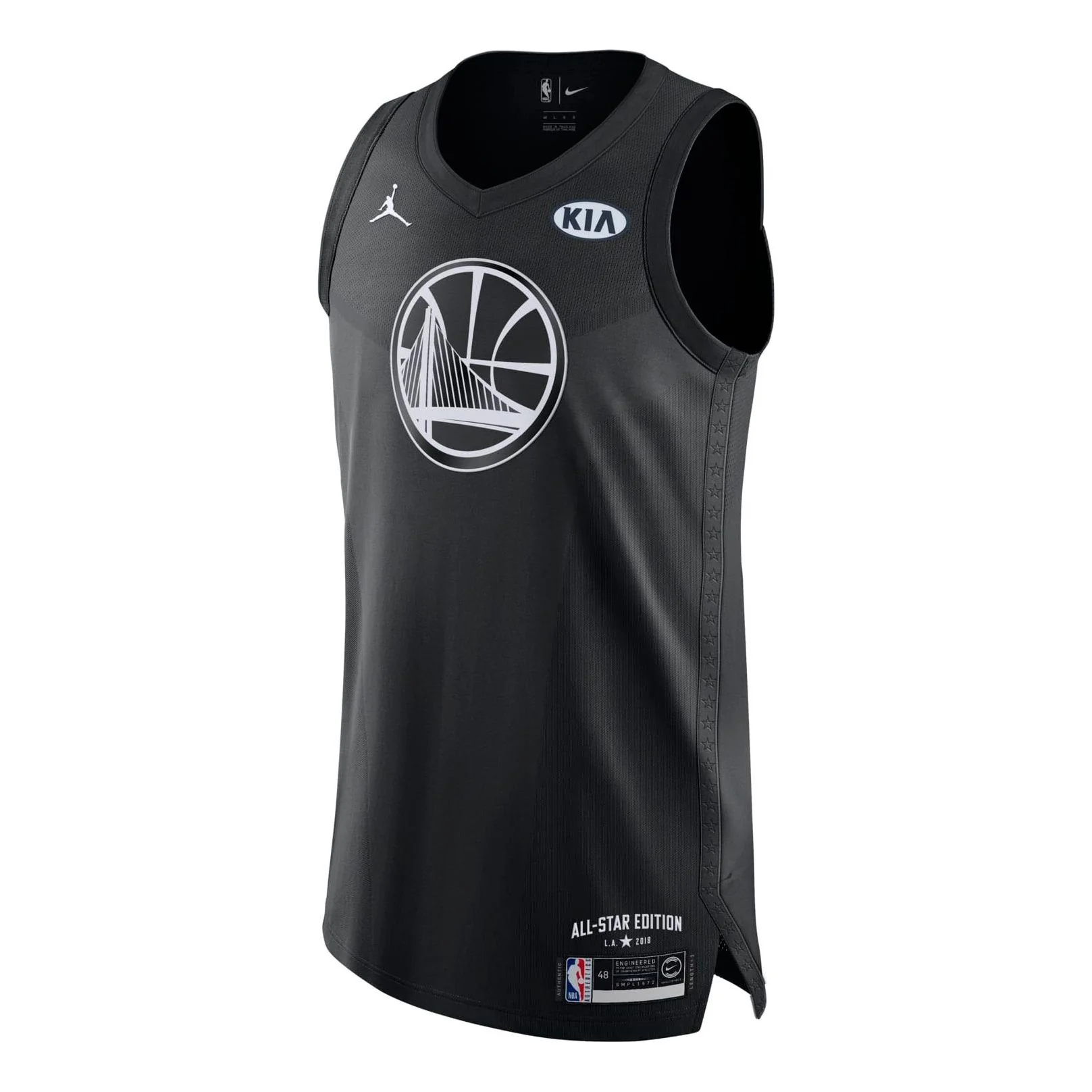 Air Jordan Stephen Curry All-Star Edition Authentic Jersey AU Black 928867-011