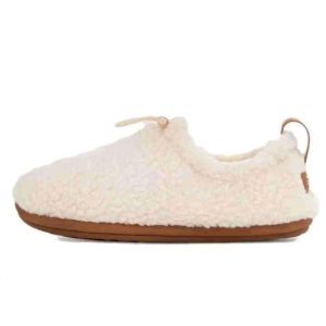 (WMNS) UGG Plushy Slipper 'Natural Chestnut' 1143952-NCTN