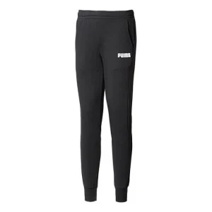 PUMA Essentials Logo Pants 'Black' 855231-01