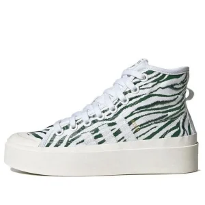 (WMNS) adidas Nizza Bongea Mid 'White Green' IG7372