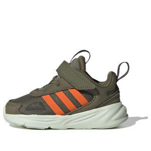 (TD) adidas Ozelle Running Shoes 'Olive Green Orange' GW1556