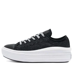 (WMNS) Converse Chuck Taylor All Star Move Low 'Black White' 570794C