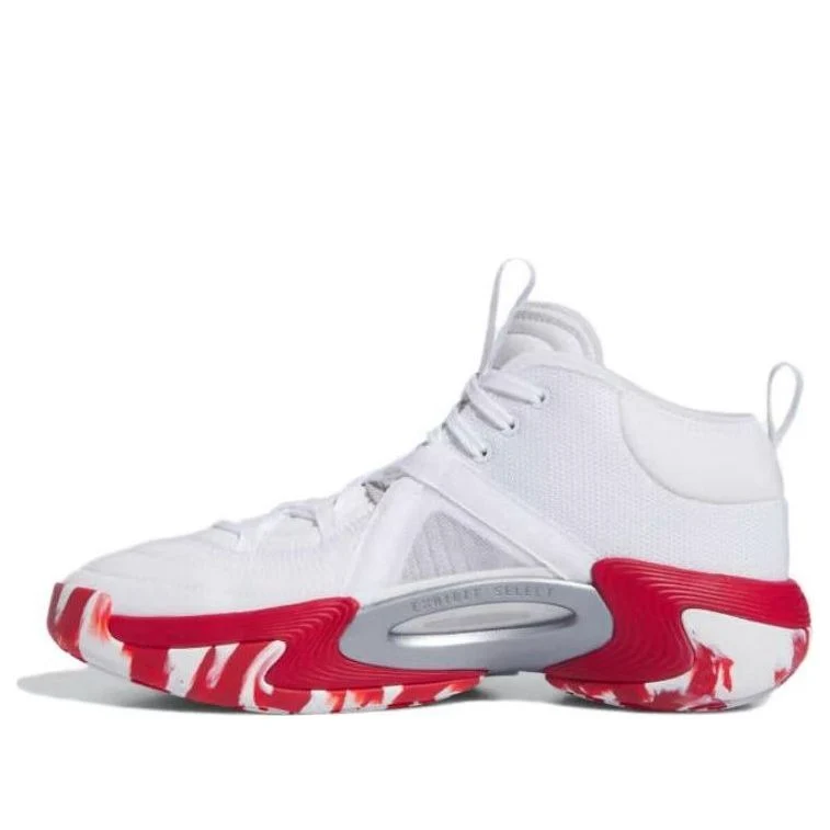(WMNS) adidas Exhibit Select Mid 'White Team Power Red' IE9327