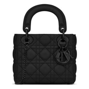 (WMNS) DIOR Mini Lady Dior Bag 'Black Ultramatte' M0505SLOI-M989