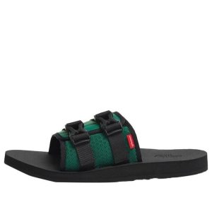 THE NORTH FACE x Supreme Trekking Base Camp Strap Slides 'Black Green' NF0A7W6N-NL1