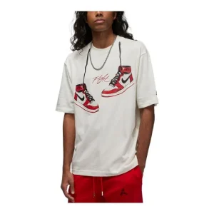 Air Jordan 1 Chicago Flight Tee 'White' FD0536-133
