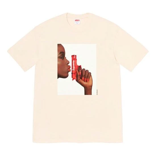 Supreme Week 1 Water Pistol Tee T SUP-SS21-402-BEI