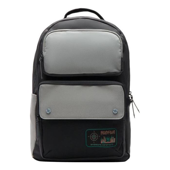 Li-Ning BadFive Graphic Backpack 'Black Grey' ABSS165-2