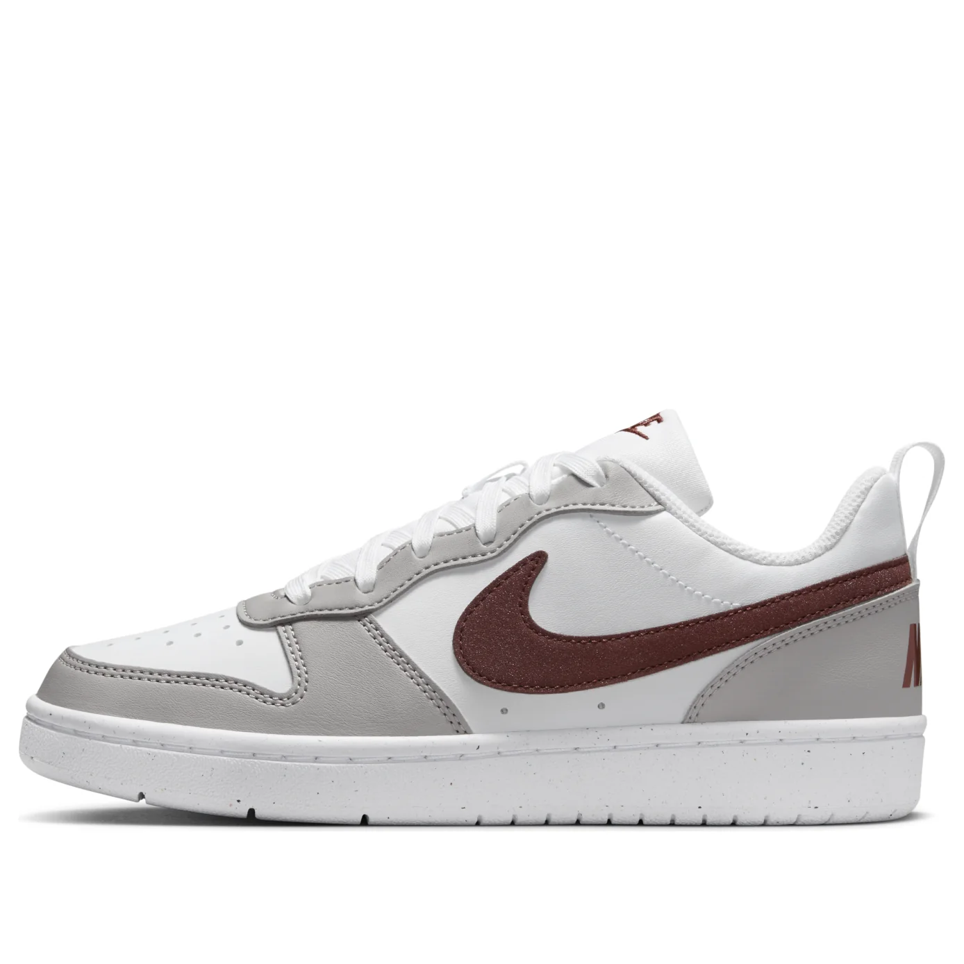 (GS) Nike Court Borough Receaft 'White Dark Pony Iron Ore' FZ1024-100