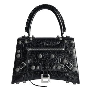 (WMNS) Balenciaga Hourglass X Le Cagole Medium Handbag 'Black' 7815852AAY11000