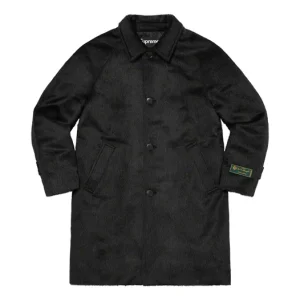 Supreme Alpaca Overcoat 'Black' SUP-FW21-336