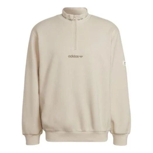 adidas originals Small Logo Solid Color Sports Pullover Couple Style HM2656