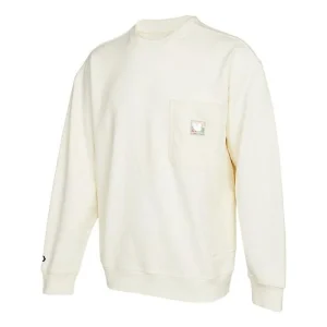 Converse Crafted Fashion Crew Asia Sizing 'Egret' 10024165-A01