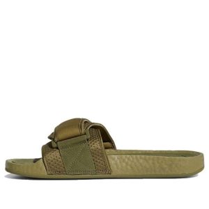 adidas x Pharrell Boost Slides 'Olive Cargo' FY6141