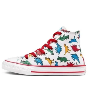 (PS) Converse Chuck Taylor All Star Dinosaurs High Top 'White Red' A00928C