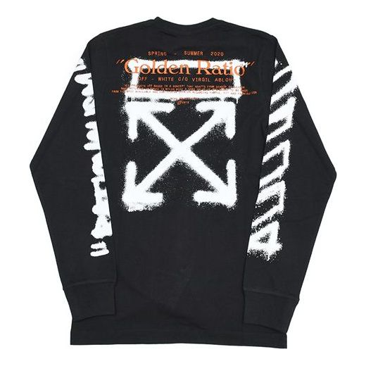 Off-White Harry the Bunny long-sleeved For Men Black OMAB001R201850091001