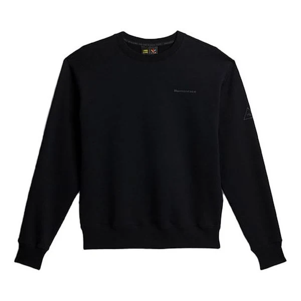 adidas originals x Fei Dong Pw Bas Crew Sports Ribbed Round Neck Pullover Unisex Black GT4329