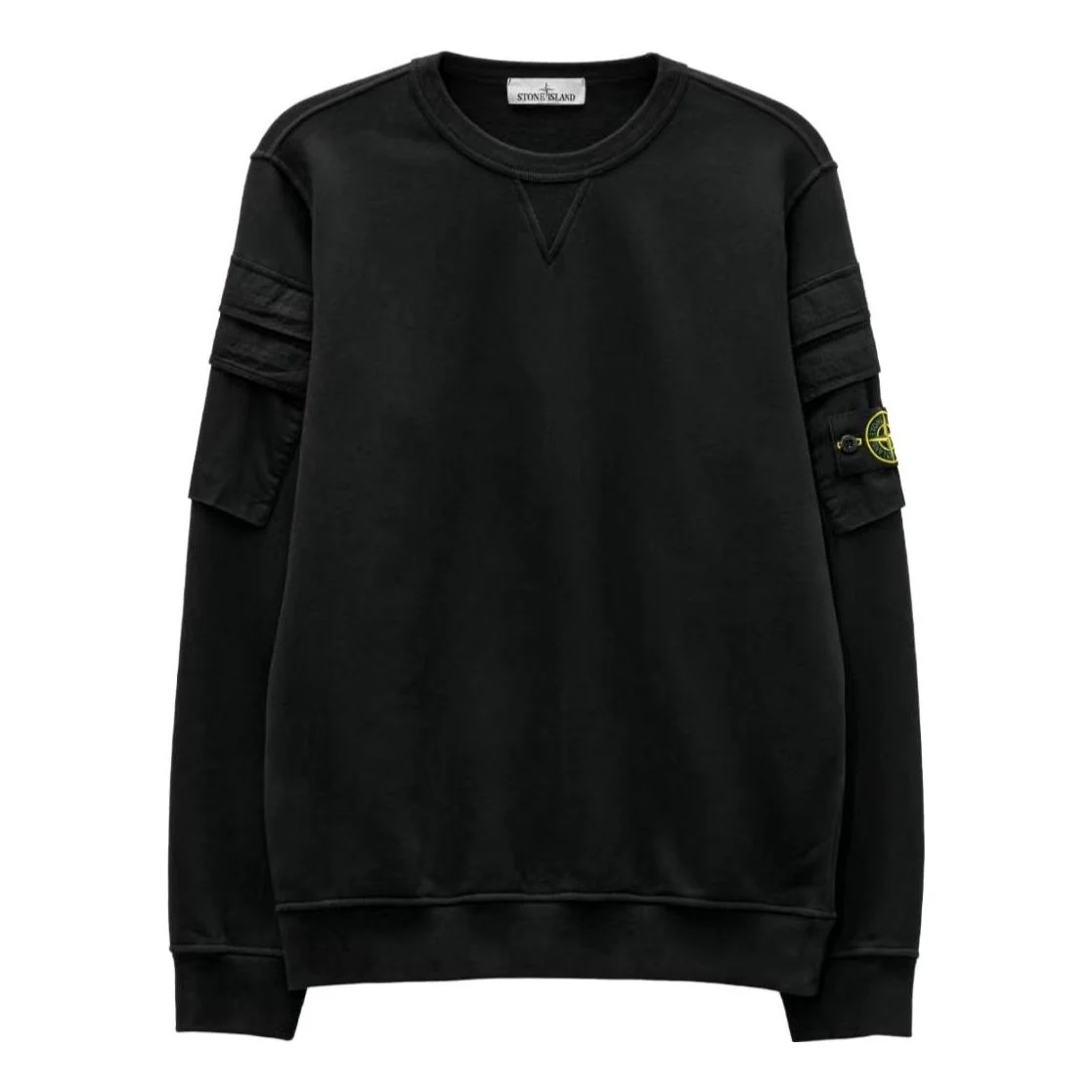 STONE ISLAND Double-Sleeve Pocket Sweatshirt 'Black' 791560577-V0029