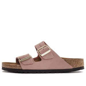 (WMNS) Birkenstock Arizona Soft Footbed Nubuk Leather 'Old Rose' 1024199