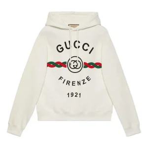 Gucci Firenze 1921 Hoodie 'White' 646953-XJD7O-9095