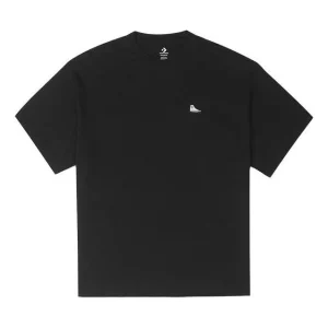 Converse Loose Fit Tea Tee Asia Sizing 'Black' 10025239-A01