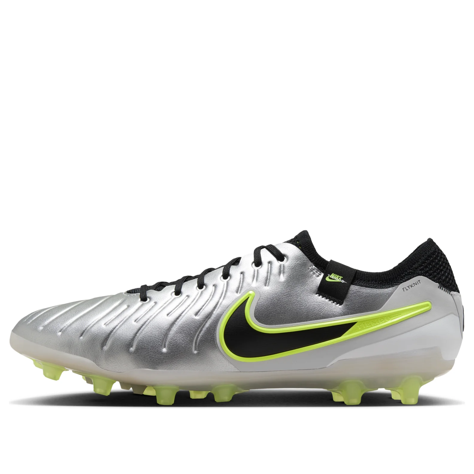 Nike Tiempo Legend 10 Elite AG 'Metallic Silver Volt' DV4330-001
