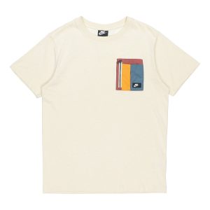 Nike Sportswear Zipper Pocket Design Short Sleeve Gray CZ8671-208