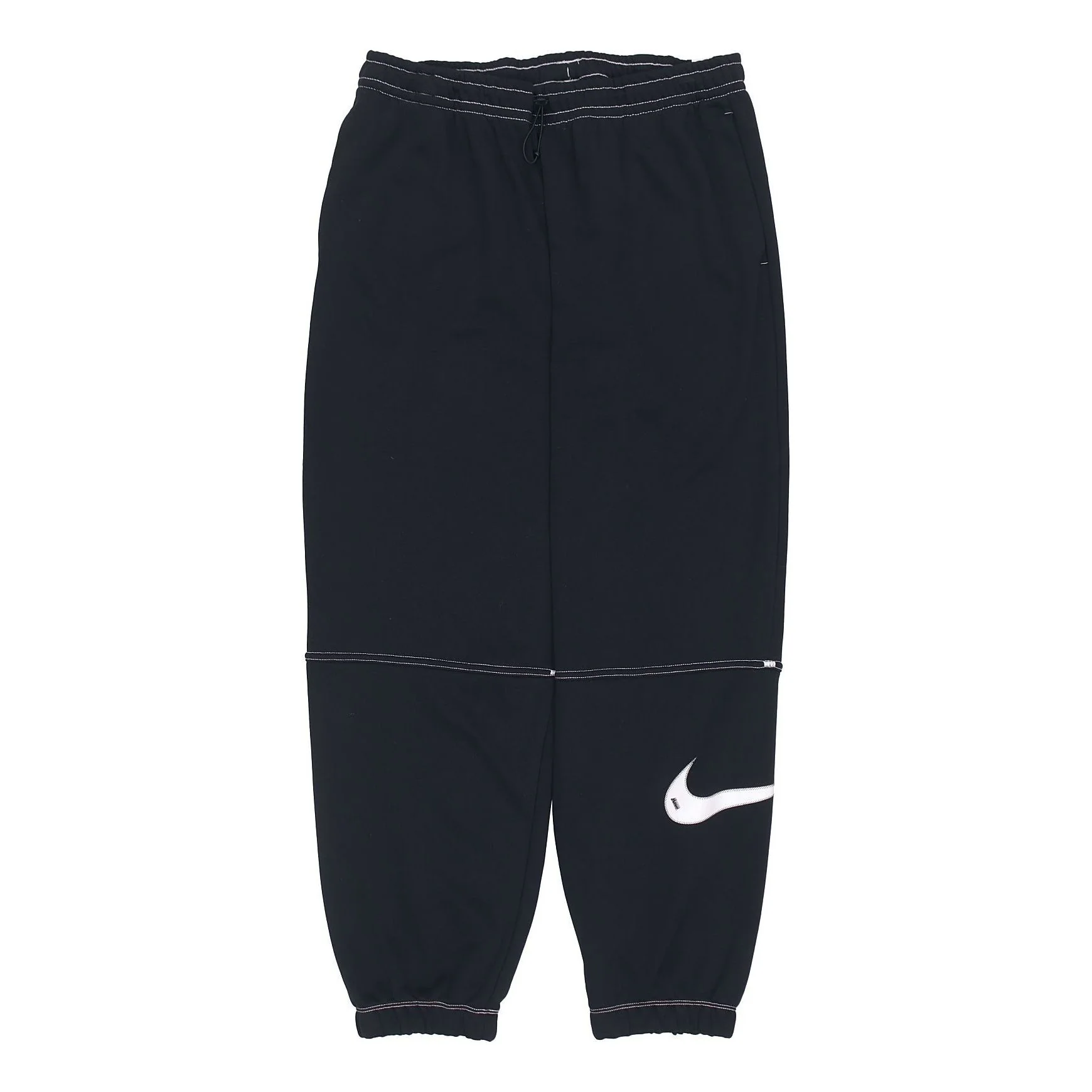 (WMNS) Nike Logo Knit Bundle Feet Sports Pants/Trousers/Joggers Autumn Black DM6206-010