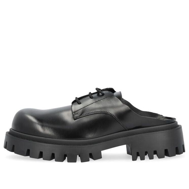 Balenciaga Sergent 20mm Mules 'Smooth Calfskin Black' 701392WBD401000