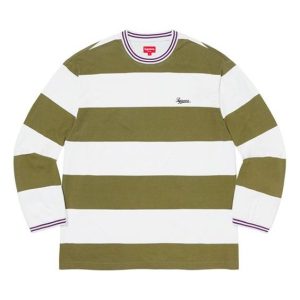 Supreme FW19 Week 6 Printed Stripe LS Top Tee SUP-FW19-623