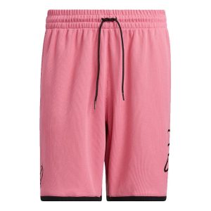 Men's adidas Dolla Ep Short Damian Basketball Training Sports Shorts Pink GU0179