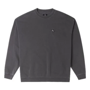 Converse Chuck Taylor Sneakers Patch Loose Fit Sweatshirt Asia Sizing 'Black' 10024866-A04